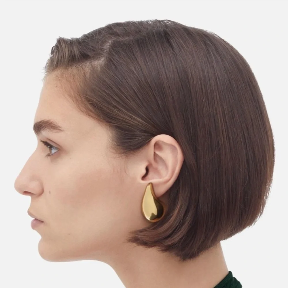NWT set of 2 Botegga inspired gold & silver drop earrings